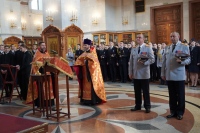 В День образования полиции в главном соборе края состоялся молебен для курсантов института МВД