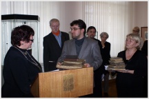 Открытие выставки,  посвященной  православной рукописной и печатной книге (21 мая 2010 года)