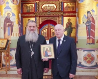 Встреча митрополита Артемия с заместителем председателя Правительства края Сергеем Сергеевым 17 июня 2025 г.